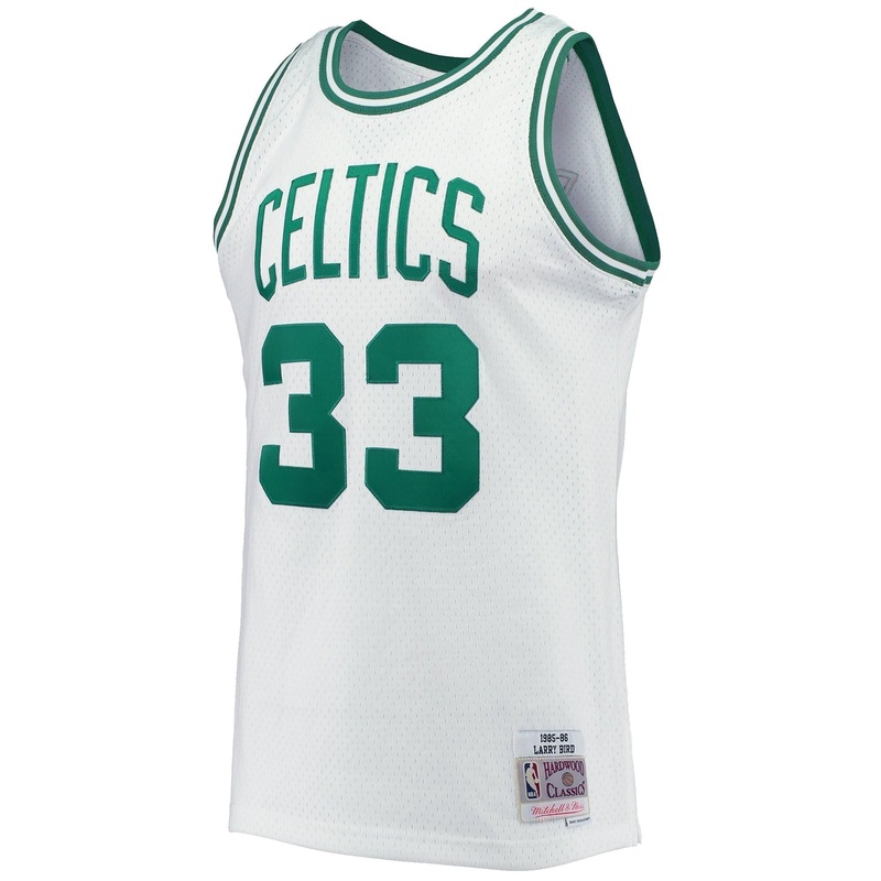 Larry Bird Boston Celtics Mitchell & Ness NBA 85-86 Swingman Jersey – White
