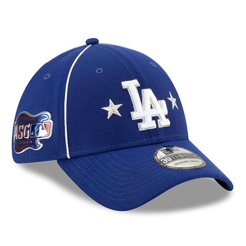 Los Angeles Dodgers New Era MLB 2019 All Star 39THIRTY Stretch-Fit Curve Hat – Blue