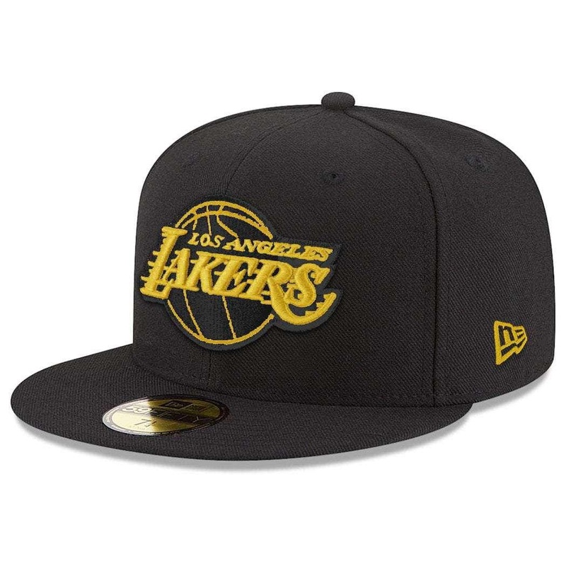 Los Angeles Lakers New Era NBA Team Pop 59FIFTY Fitted Hat – Black