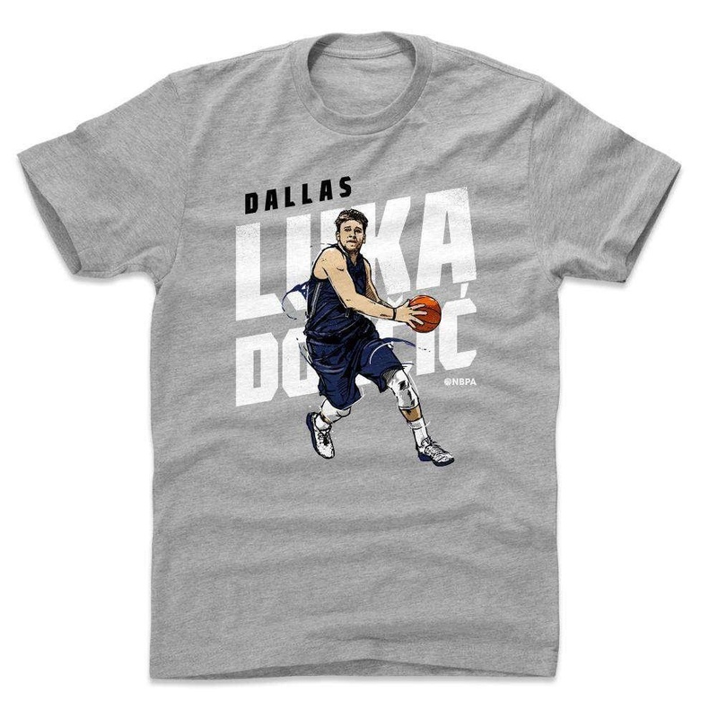 Luka Doncic Dallas Mavericks 500 Level NBA Drive T-Shirt – Grey