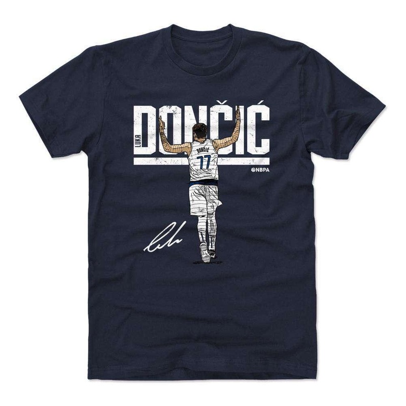 Luka Doncic Dallas Mavericks 500 Level NBA Hyper T-Shirt – Navy