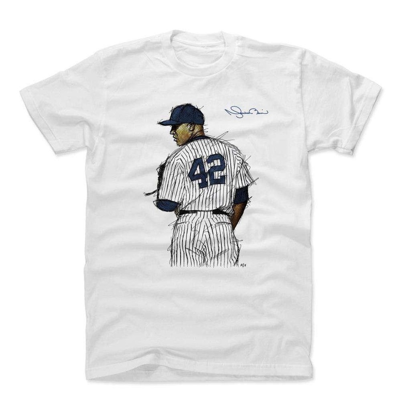 Mariano Rivera Shirt New York Yankees 500 Level MLB T-Shirt – White