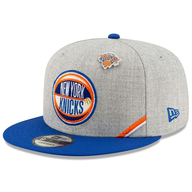 New York Knicks New Era 2019 NBA Draft 9FIFTY Snapback Hat – Heather