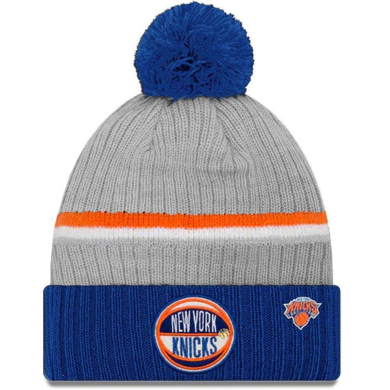New York Knicks New Era 2019 NBA Draft Knit Beanie – Heather