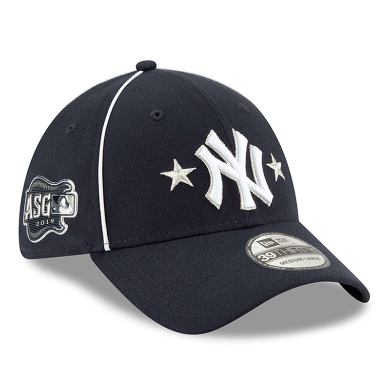 New York Yankees New Era MLB 2019 All Star 39THIRTY Stretch-Fit Curve Hat – Navy