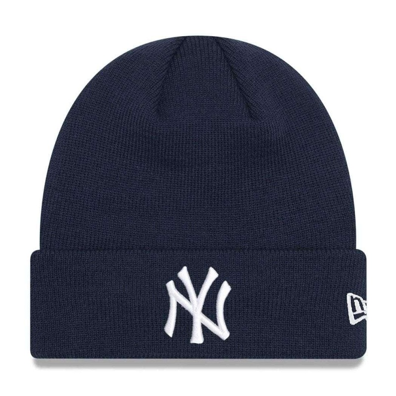 New York Yankees New Era MLB 6 Dart Team Cuff Knit Beanie – Navy