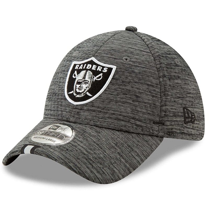 Oakland Raiders New Era 2019 NFL Training Camp 39THIRTY Stretch-Fit Hat – Graphite