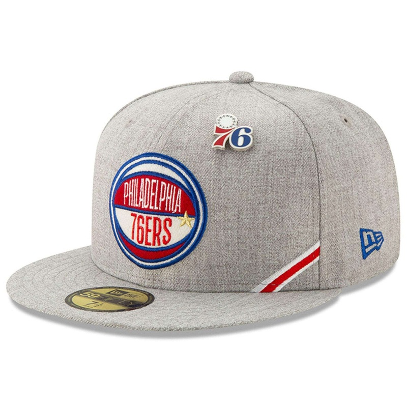 Philadelphia 76ers New Era 2019 NBA Draft 59FIFTY Fitted Hat – Heather