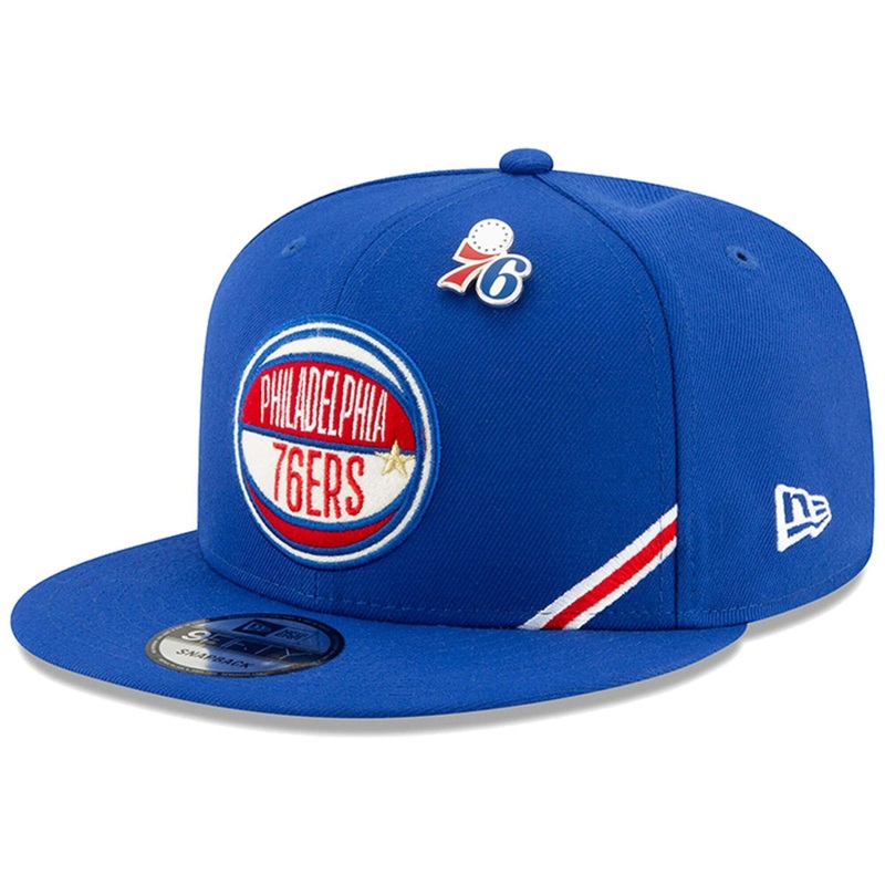 Philadelphia 76ers New Era 2019 NBA Draft 9FIFTY Snapback Hat – Blue