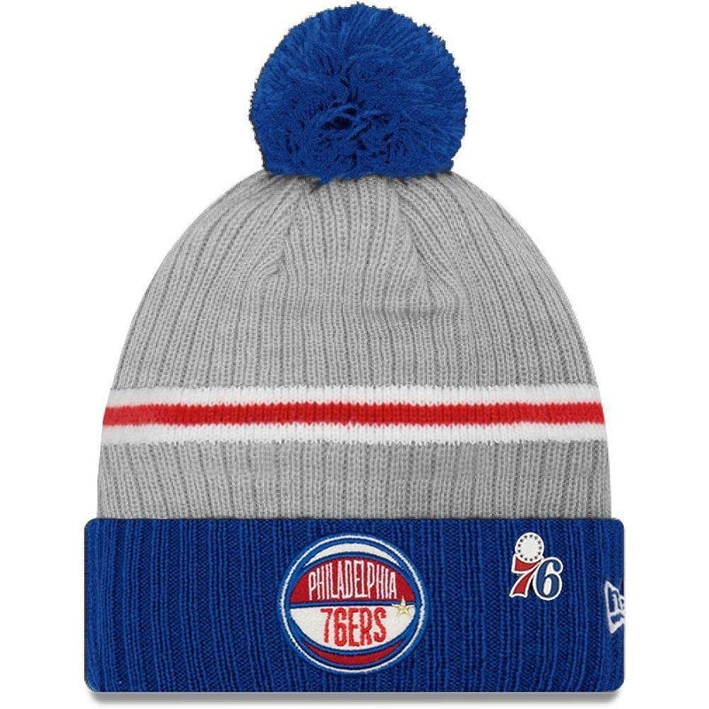 Philadelphia 76ers New Era 2019 NBA Draft Knit Beanie – Heather