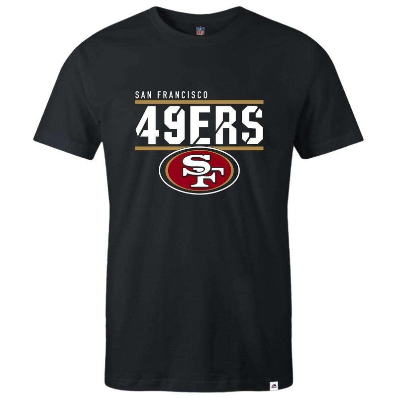 San Francisco 49ers Majestic NFL Team Flex T-Shirt – Black