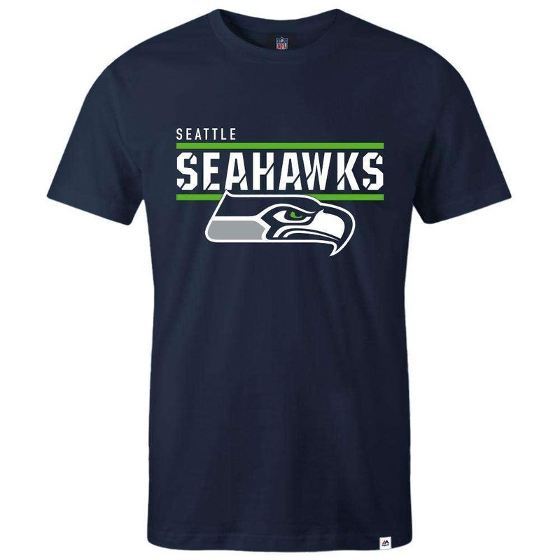 Seattle Seahawks Majestic NFL Team Flex T-Shirt – Navy