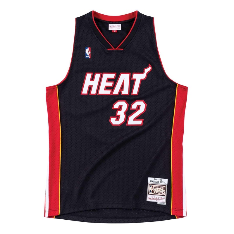 Shaquille O’Neal Miami Heat Mitchell & Ness NBA 05-06 Swingman Jersey – Black