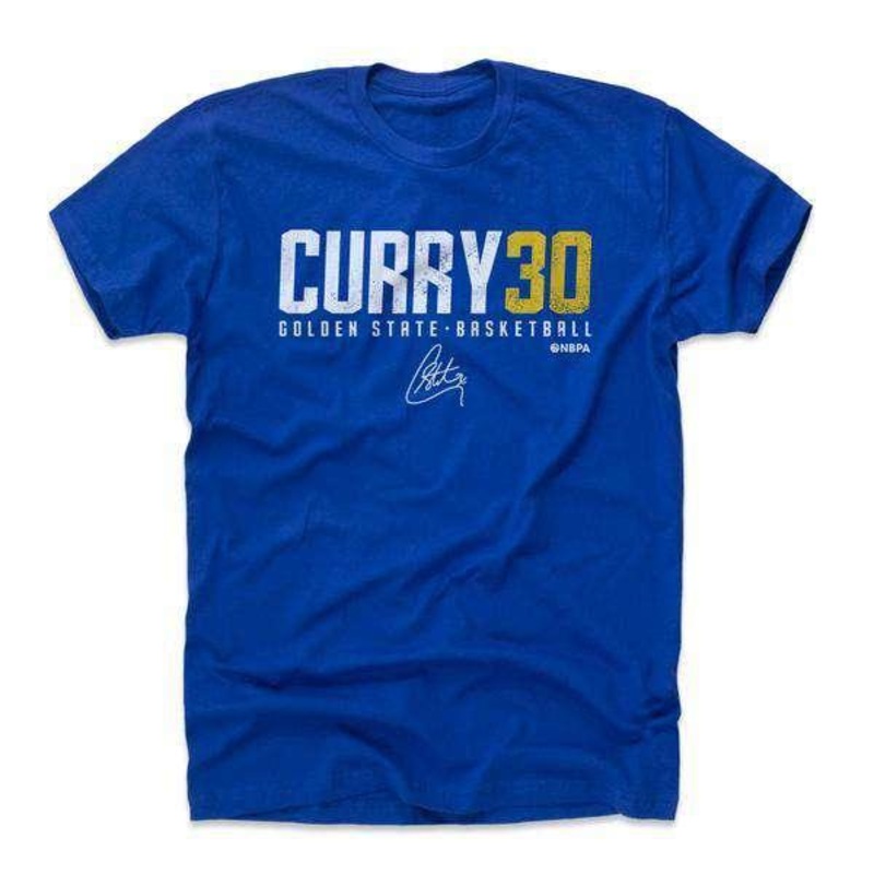 Steph Curry Golden State Warriors 500 Level NBA Curry 30 T-Shirt – Blue