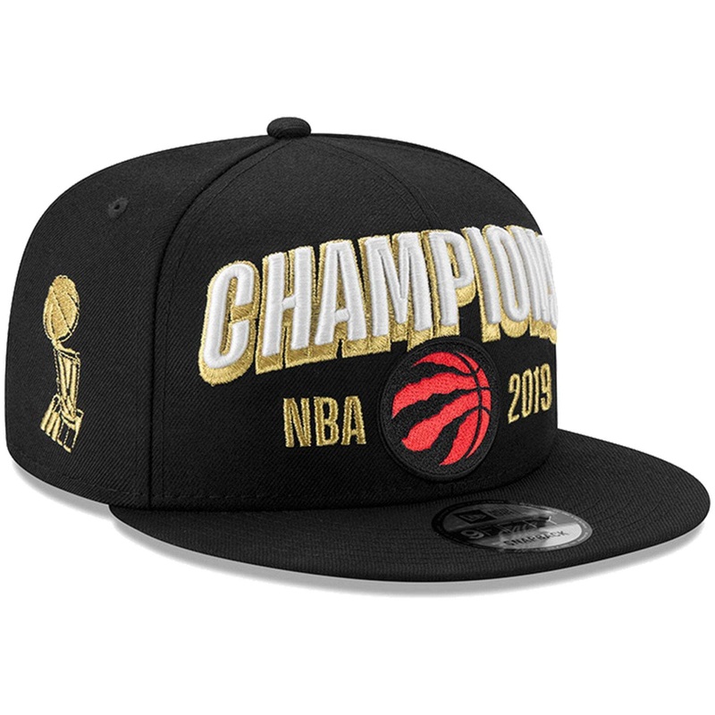 Toronto Raptors New Era 2019 NBA Champions 9FIFTY Snapback Hat – Black