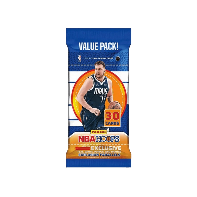 2024-25 NBA Panini Hoops Basketball Trading Card Value Pack