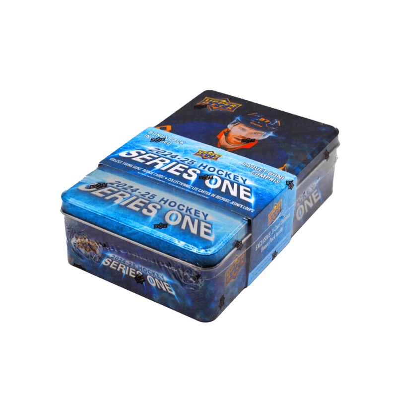 2024-25 Upper Deck NHL Series 1 Hockey Trading Card Tin