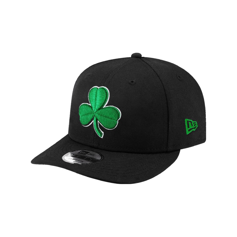 Boston Celtics New Era NBA Shamrock 9FIFTY Pre-Curved Snapback Hat – Black
