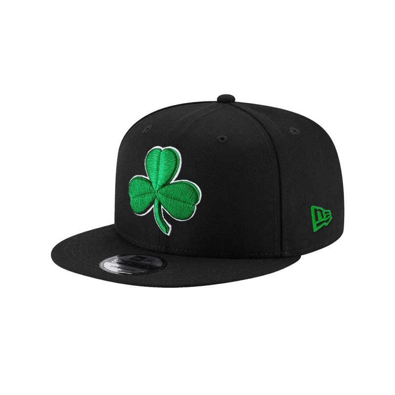 Boston Celtics New Era NBA Shamrock 9FIFTY Snapback Hat – Black
