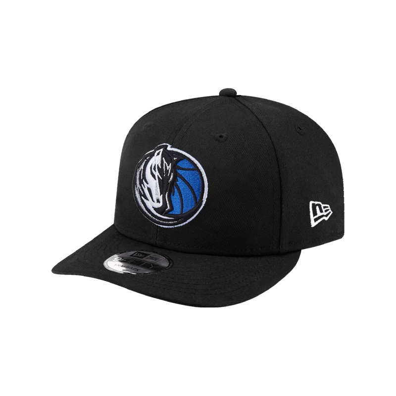 Dallas Mavericks New Era NBA Team Pre-Curved 9FIFTY Snapback Hat – Black