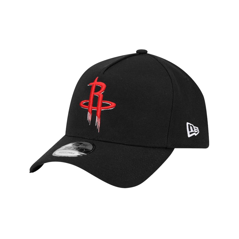 Houston Rockets New Era NBA Team 9FORTY A-Frame Snapback Hat – Black