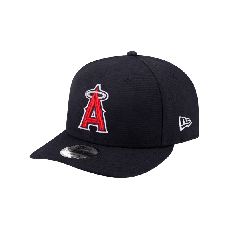 Los Angeles Angels New Era MLB Team Pre-Curved 9FIFTY Snapback Hat – Navy
