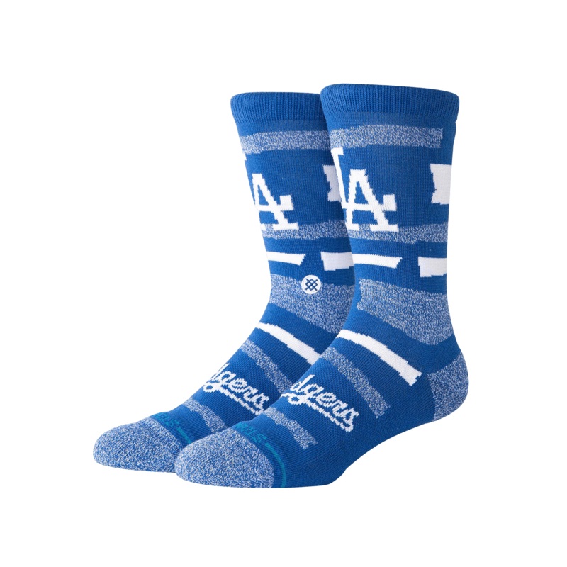 Los Angeles Dodgers Stance MLB Team Squeeze Crew Socks – Navy