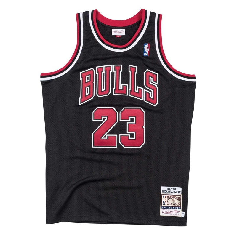 Michael Jordan Chicago Bulls Mitchell & Ness NBA Authentic Jersey – Black