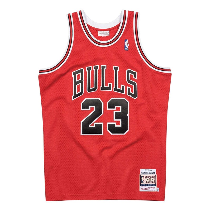 Michael Jordan Chicago Bulls Mitchell & Ness NBA Authentic Jersey – Red