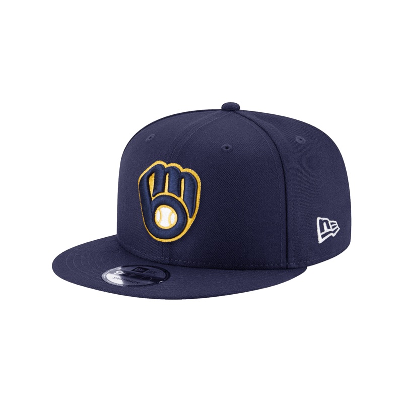 Milwaukee Brewers New Era MLB Team 9FIFTY Snapback Hat – Navy