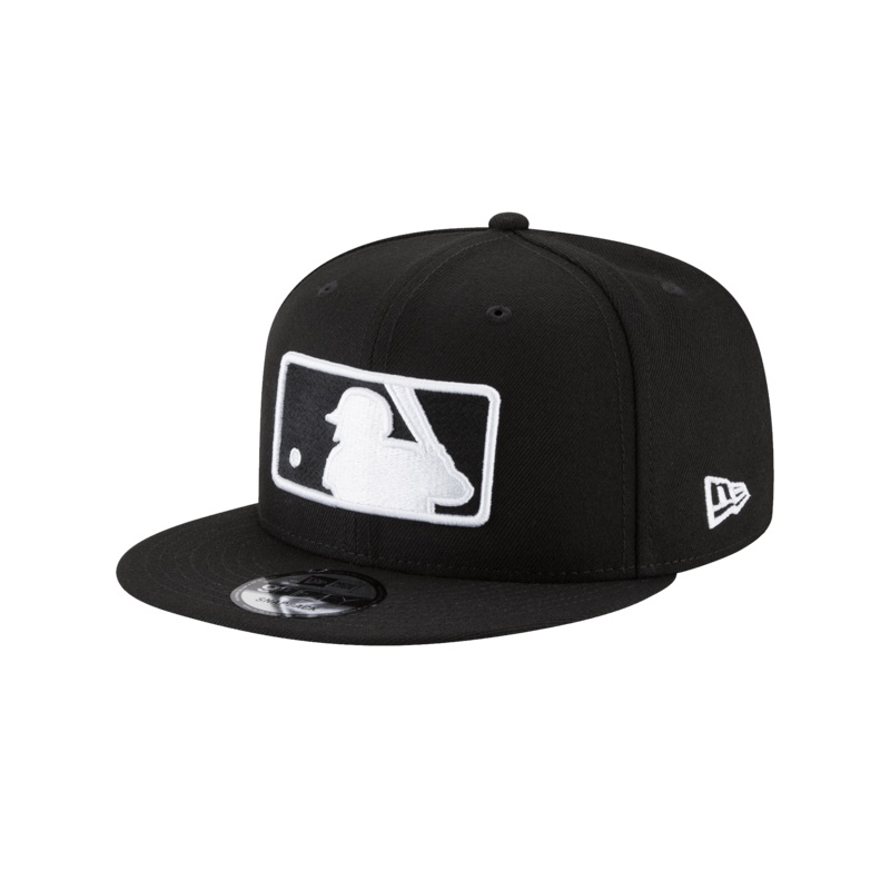 MLB League Batterman New Era MLB Black White 9FIFTY Snapback Hat – Black