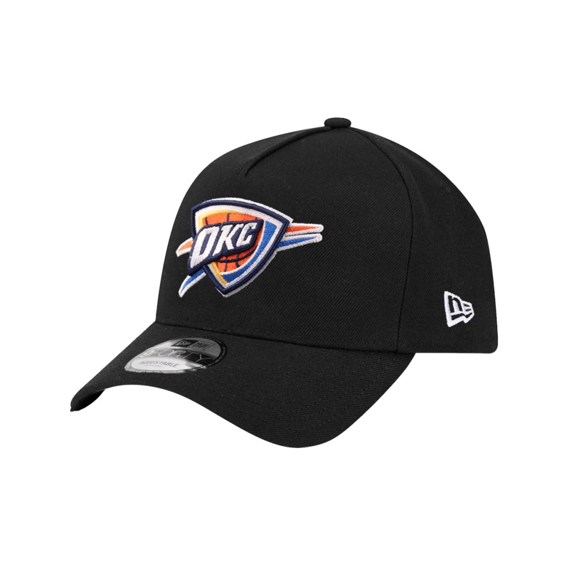 Oklahoma City Thunder New Era NBA Team 9FORTY A-Frame Snapback Hat – Black