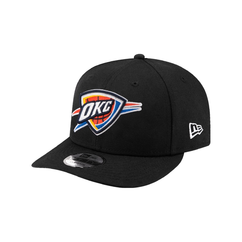 Oklahoma City Thunder New Era NBA Team Pre-Curved 9FIFTY Snapback Hat – Black