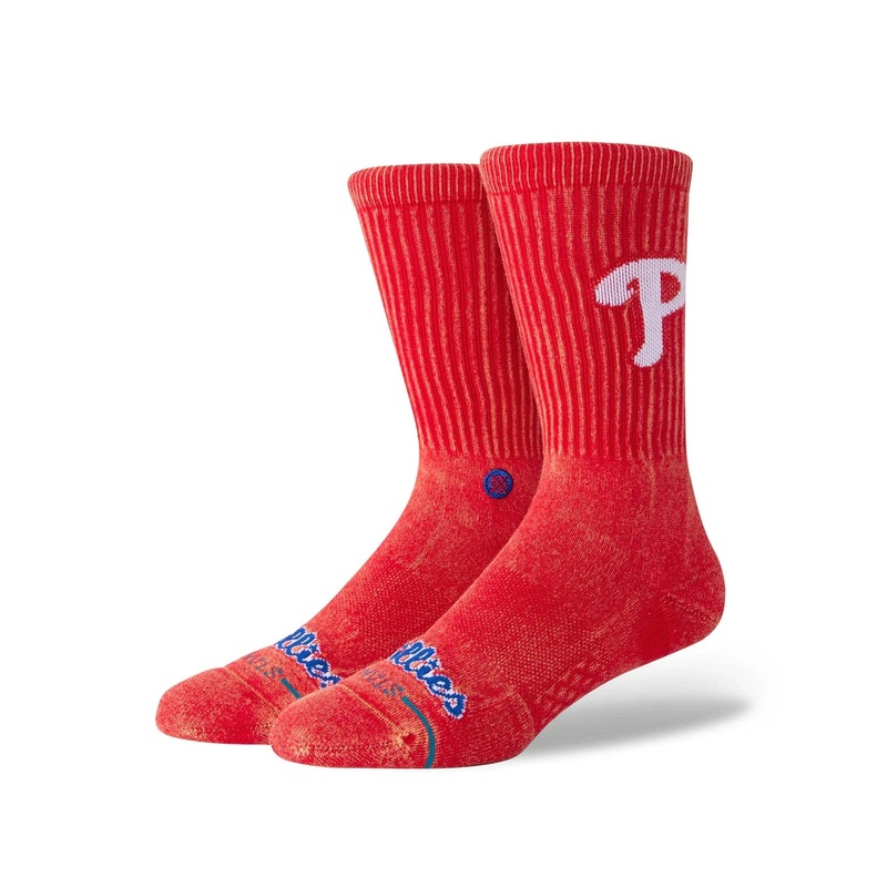 Philadelphia Phillies Stance MLB Fade Crew Socks – Faded Red