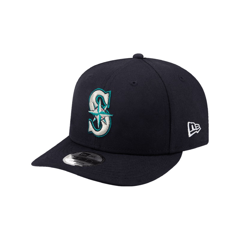 Seattle Mariners New Era MLB Team Pre-Curved 9FIFTY Snapback Hat – Navy