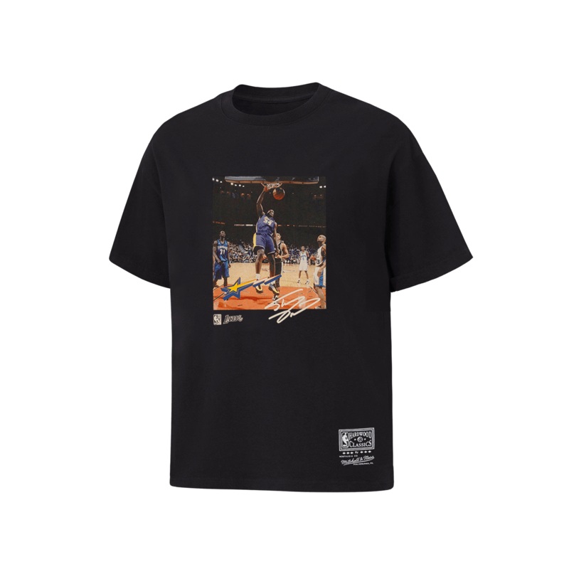 Shaquille O’Neal Los Angeles Lakers Mitchell & Ness NBA All-Star Dunk Vintage T-Shirt – Faded Black