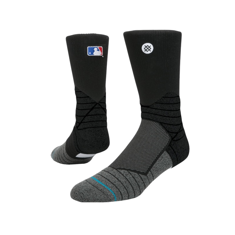 Stance MLB On-Field Diamond Pro Batterman Crew Socks – Black