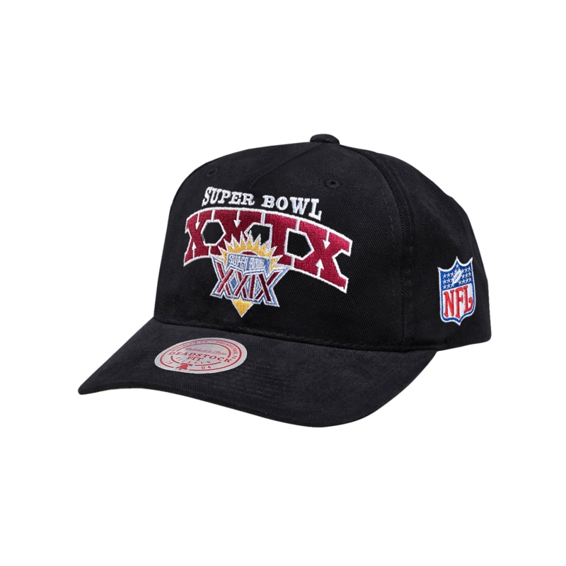 Super Bowl XXIX Mitchell & Ness NFL Origins Deadstock Snapback Hat – Black