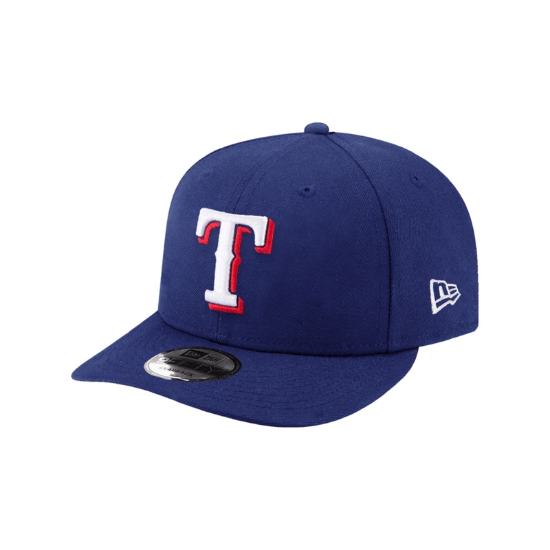 Texas Rangers New Era MLB Team Pre-Curved 9FIFTY Snapback Hat – Blue