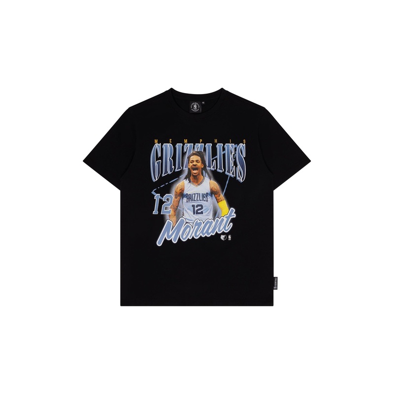 Youths Ja Morant Memphis Grizzlies NBA Essentials Floyd Vintage T-Shirt – Black