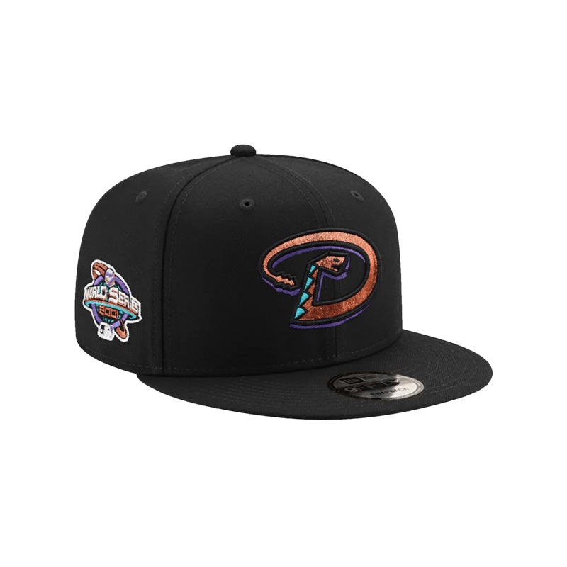 Arizona Diamondbacks New Era MLB World Series Patch 9FIFTY Snapback Hat – Black