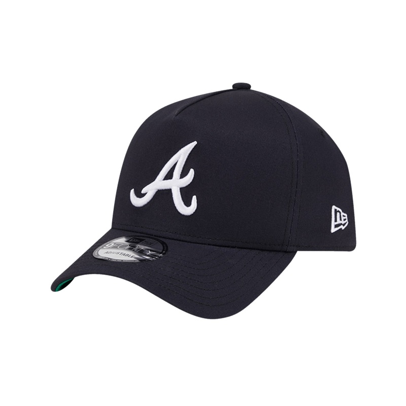 Atlanta Braves New Era MLB Team 9FORTY A-Frame Snapback Hat – Navy