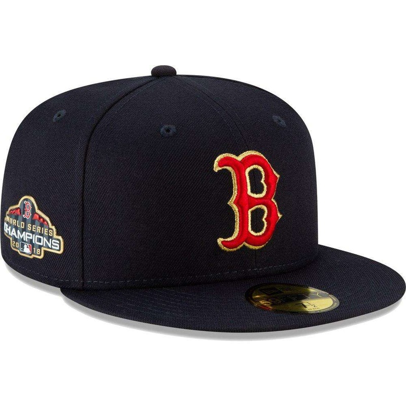Boston Red Sox New Era MLB 2018 World Series Champs 59FIFTY Fitted Hat – Navy