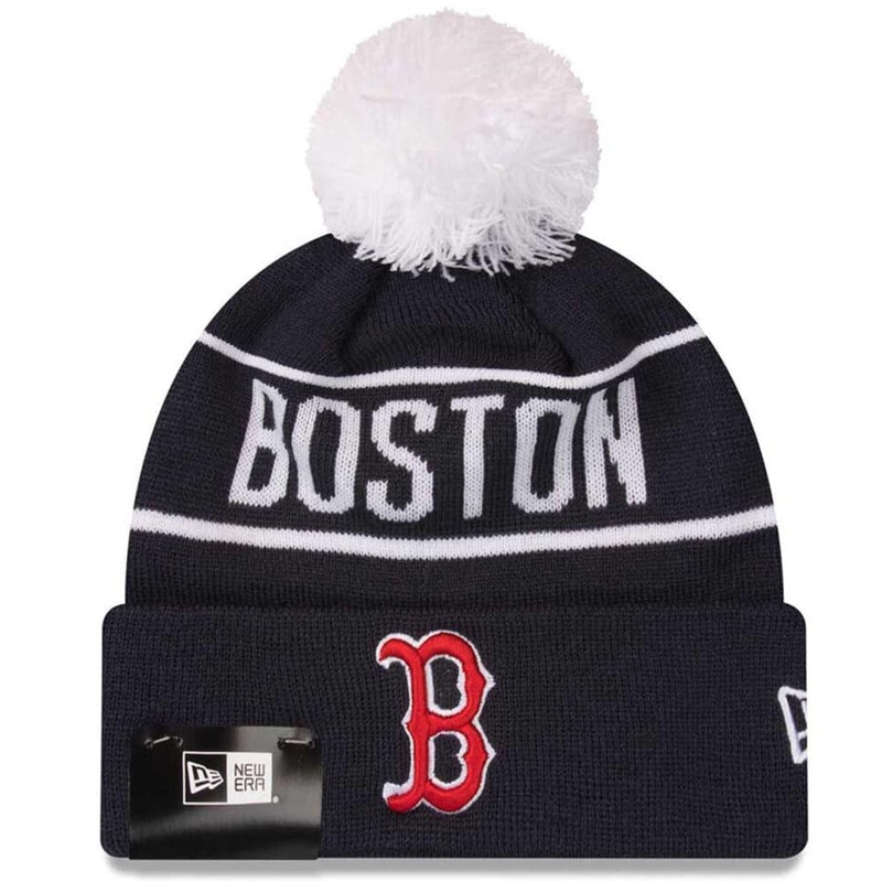 Boston Red Sox New Era MLB Team Home Run Knit Beanie – Navy