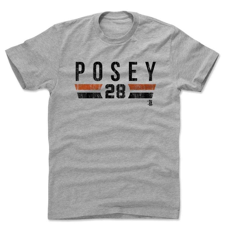 Buster Posey San Francisco Giants 500 Level MLB Name T-Shirt – Grey