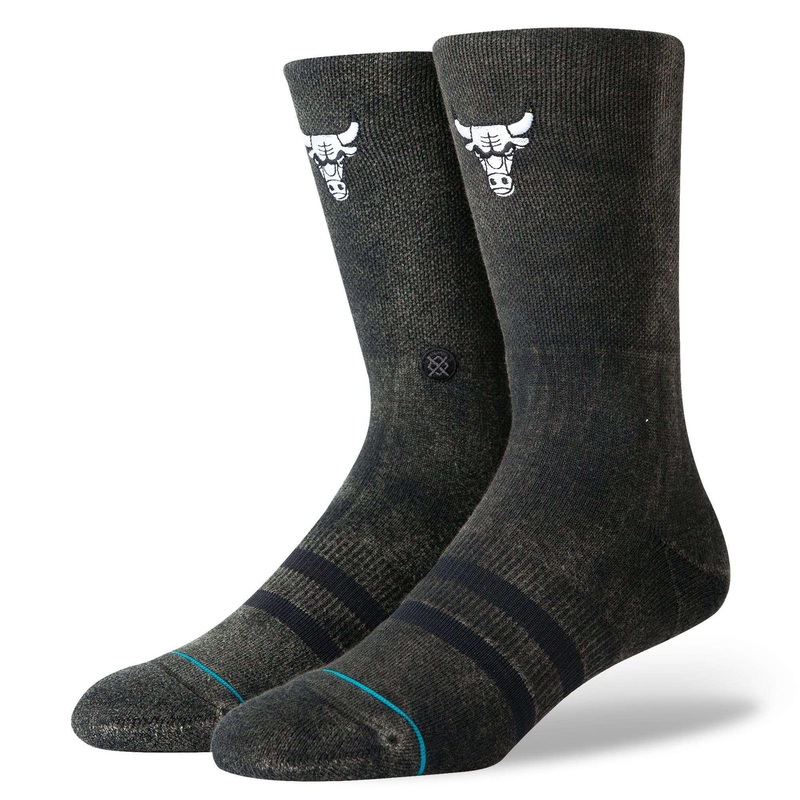 Chicago Bulls Stance NBA Blacktop Crew Socks – Black