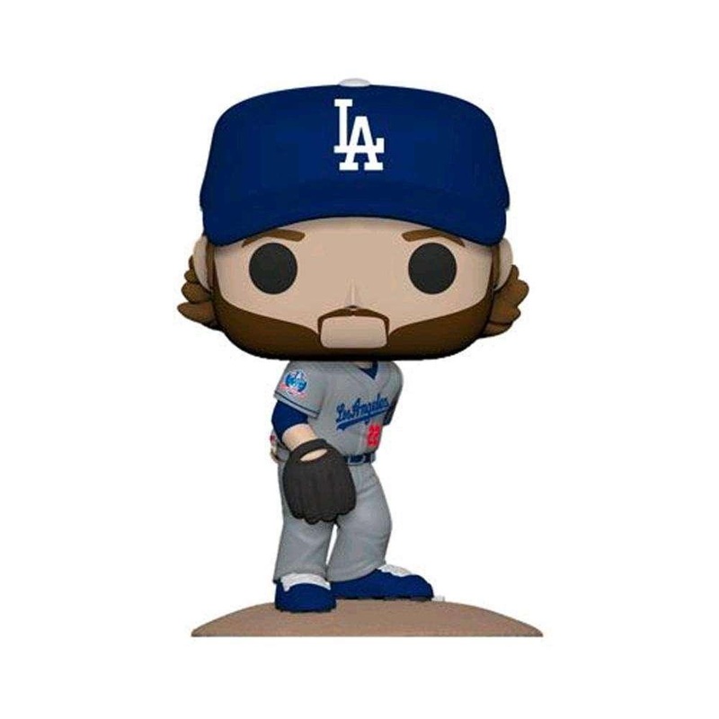 Clayton Kershaw Los Angeles Dodgers MLB Funko Pop Figure  – Grey