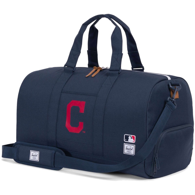 Cleveland Indians Herschel Supply Co MLB Novel Duffle Bag – Navy