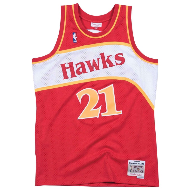 Dominique Wilkins Atlanta Hawks Mitchell & Ness NBA Swingman Jersey – Red