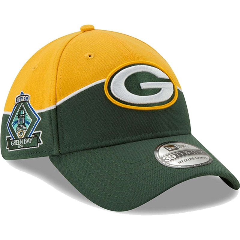 Green Bay Packers New Era 2019 NFL Draft 39THIRTY Stretch-Fit Hat – Green